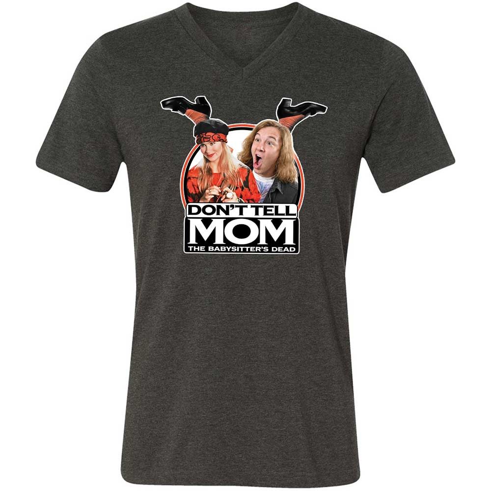 Unisex V-Neck T-Shirt - Y8FFP8QR - Dark Grey Heather - 8