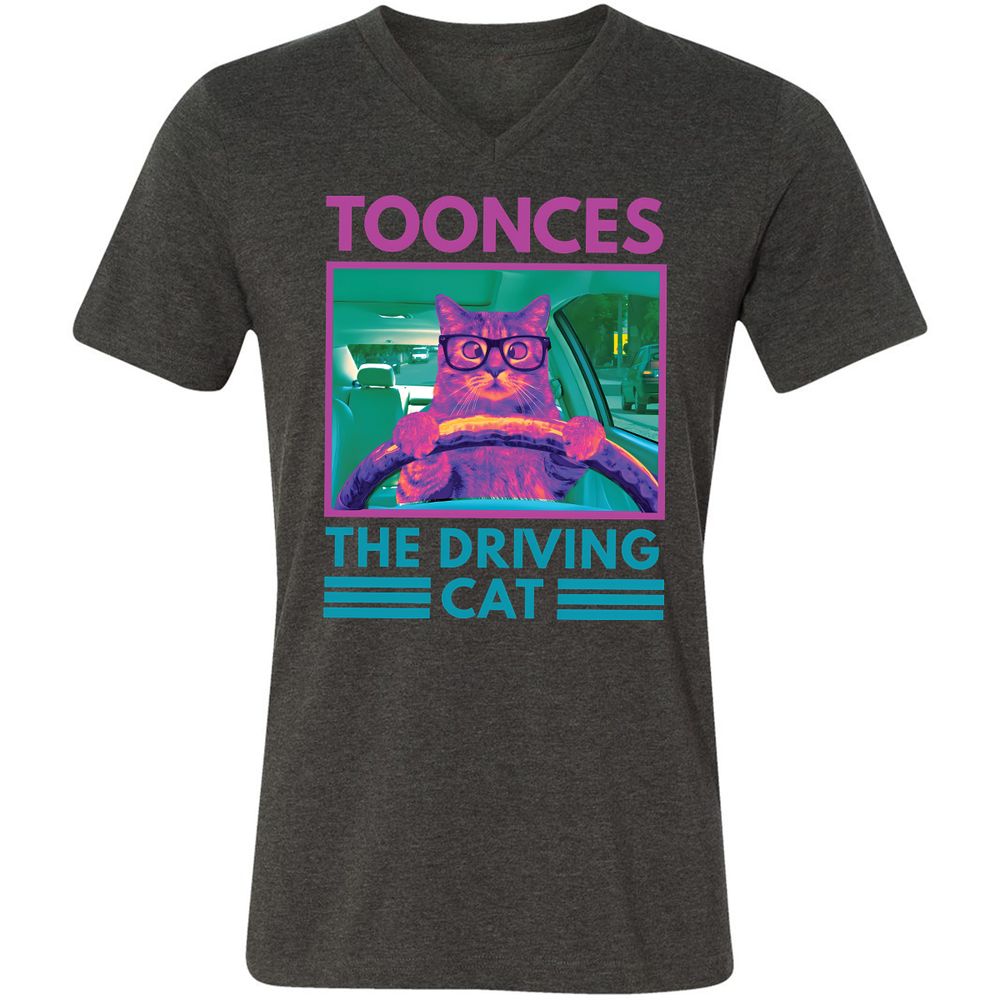 The Driving Cat - Dark Grey Heather - 8