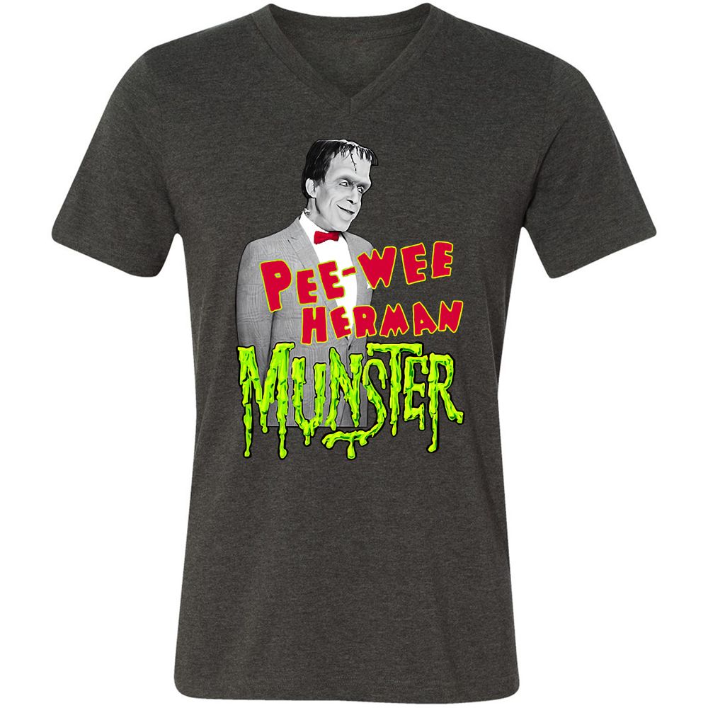 Unisex V-Neck T-Shirt - WEEKLD2D - Dark Grey Heather - 8