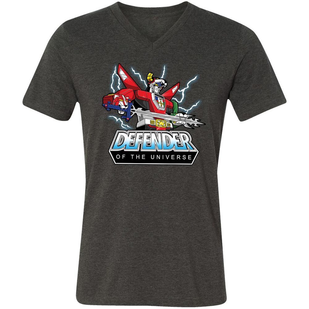 Unisex V-Neck T-Shirt - 2M9Z5RTC - Dark Grey Heather - 8