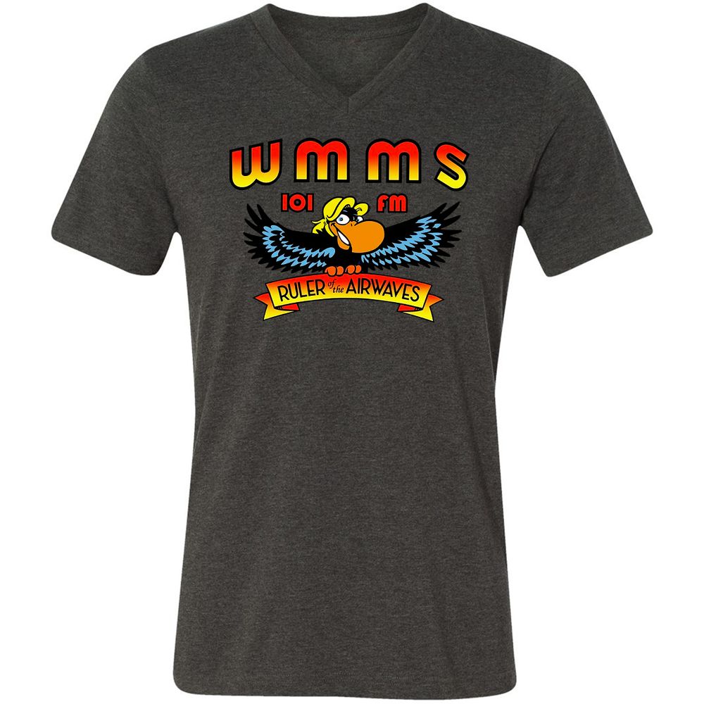 Unisex V-Neck T-Shirt - 8TV2HX64 - Dark Grey Heather - 8