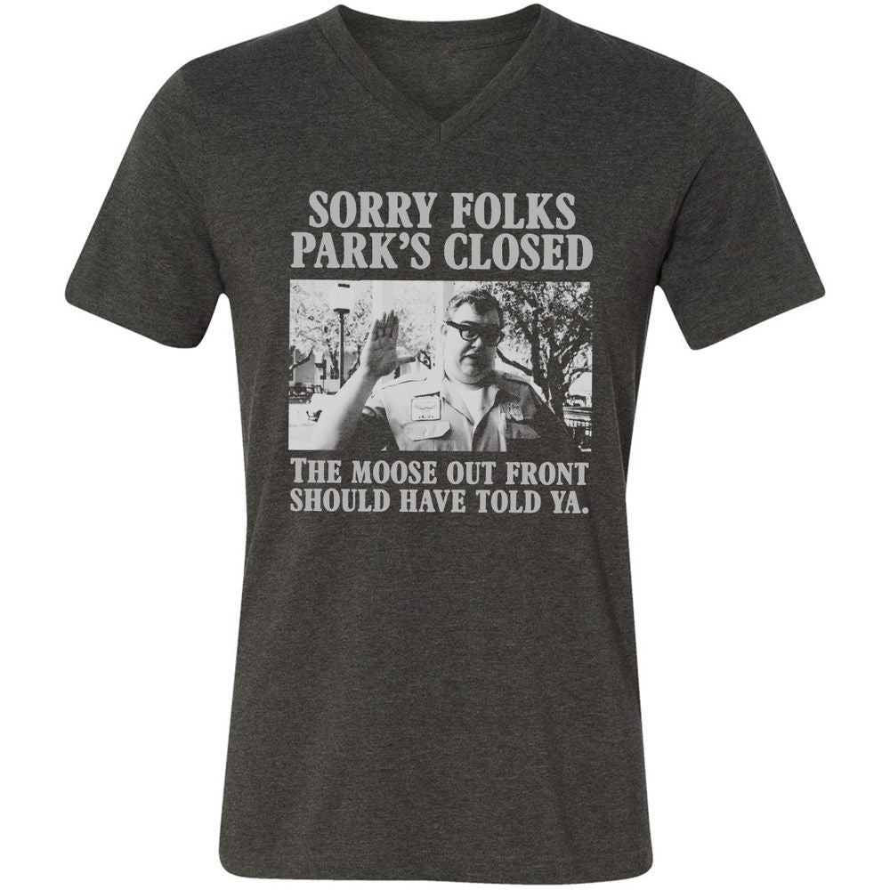 Unisex V-Neck T-Shirt - YQLHGB66 - Dark Grey Heather - 8