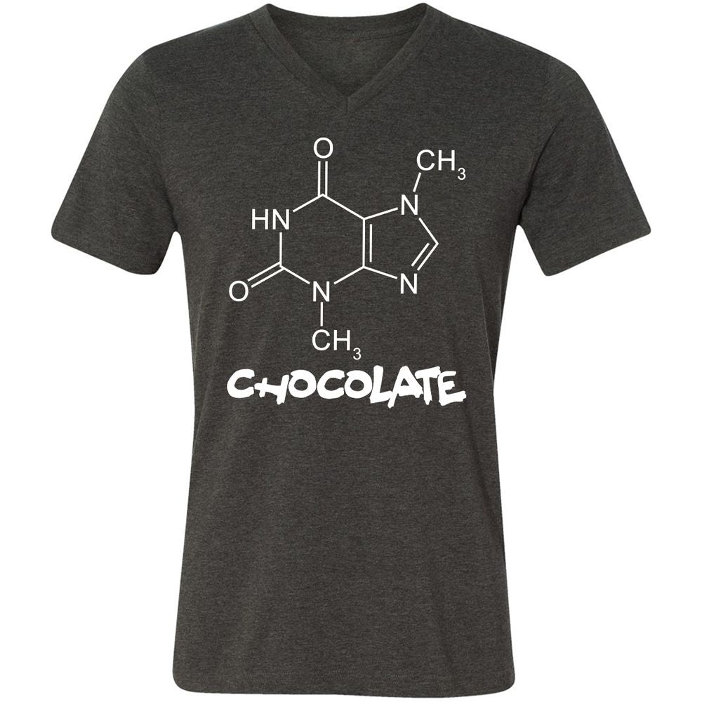 Unisex V-Neck T-Shirt - HFP838JP - Dark Grey Heather - 8
