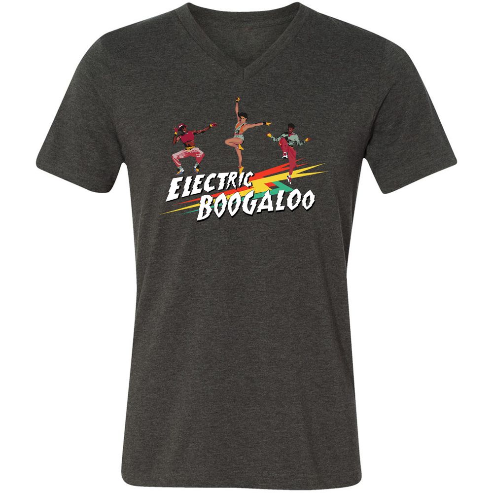 Unisex V-Neck T-Shirt - 1HHD4NQM - Dark Grey Heather - 8