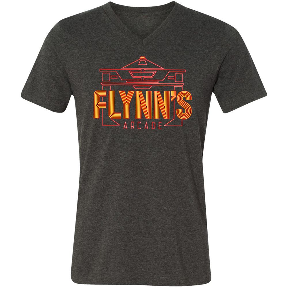 Unisex V-Neck T-Shirt - HP5KPPRW - Dark Grey Heather - 8
