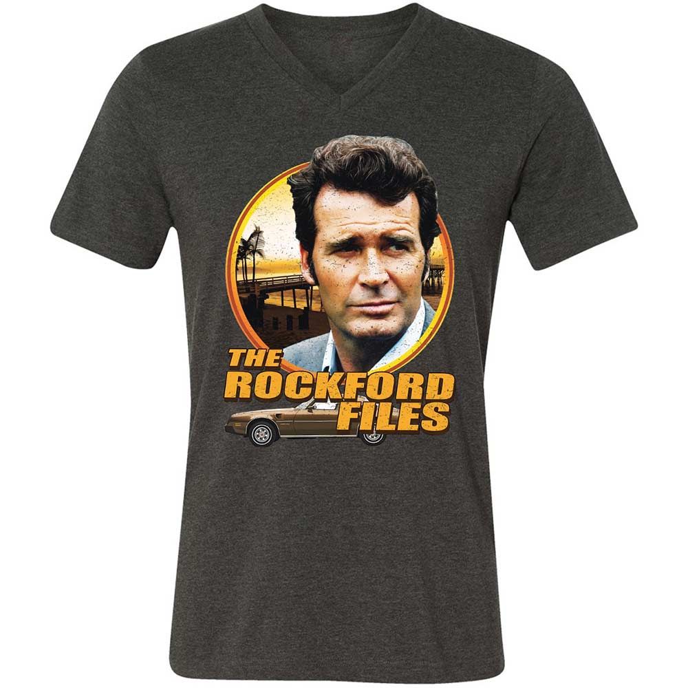 Unisex V-Neck T-Shirt - VSWCHB7U - Dark Grey Heather - 8