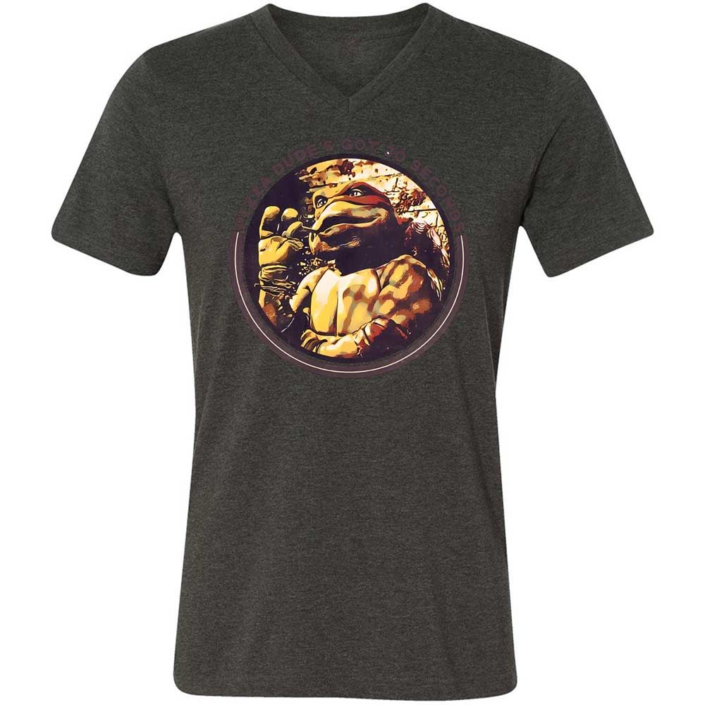 Unisex V-Neck T-Shirt - TMX7ZPRY - Dark Grey Heather - 8