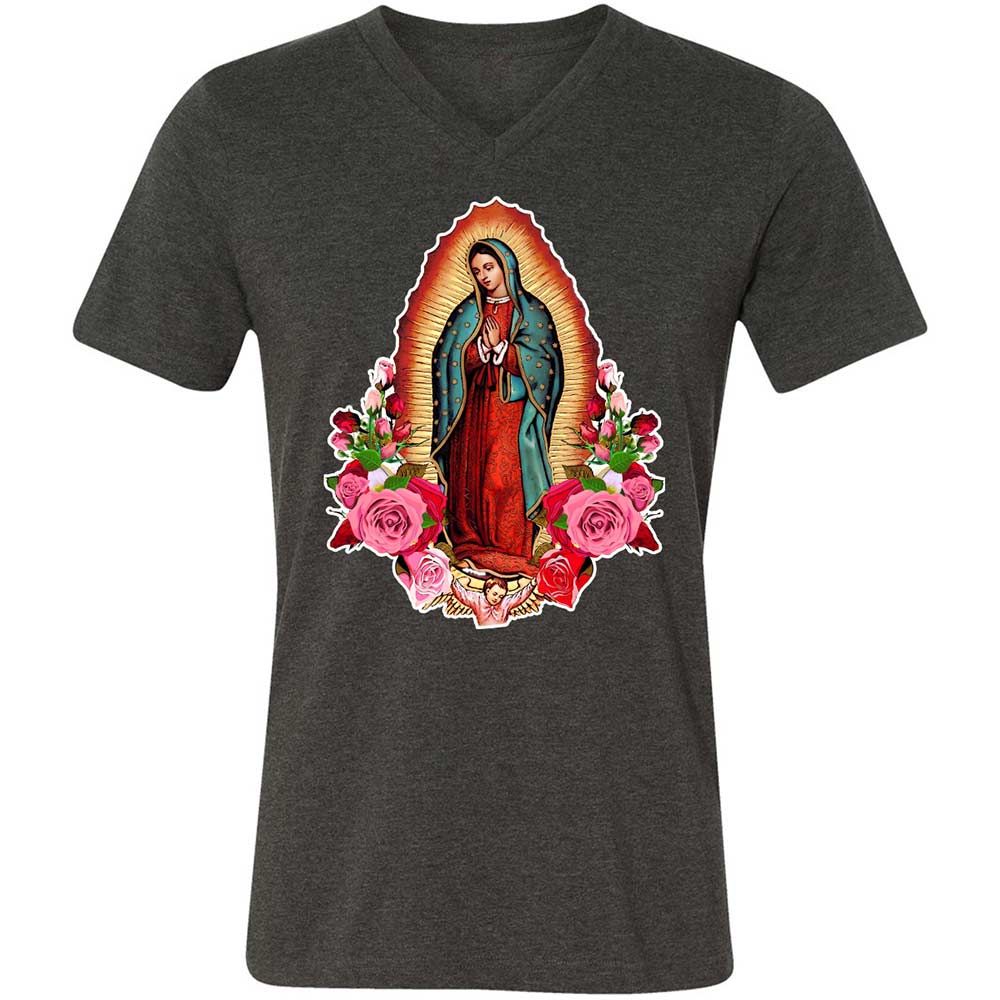 Our Lady of Guadalupe - Dark Grey Heather - 8
