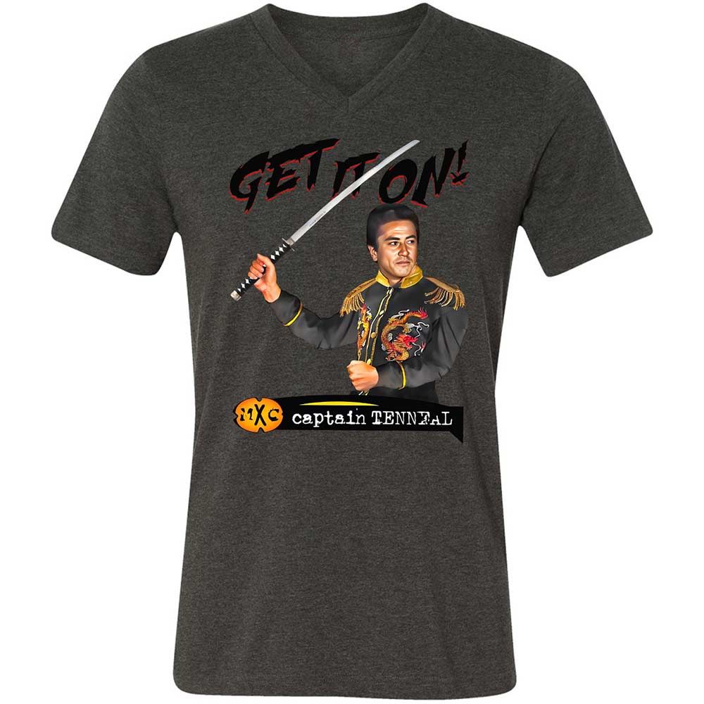 Unisex V-Neck T-Shirt - R56G265T - Dark Grey Heather - 8