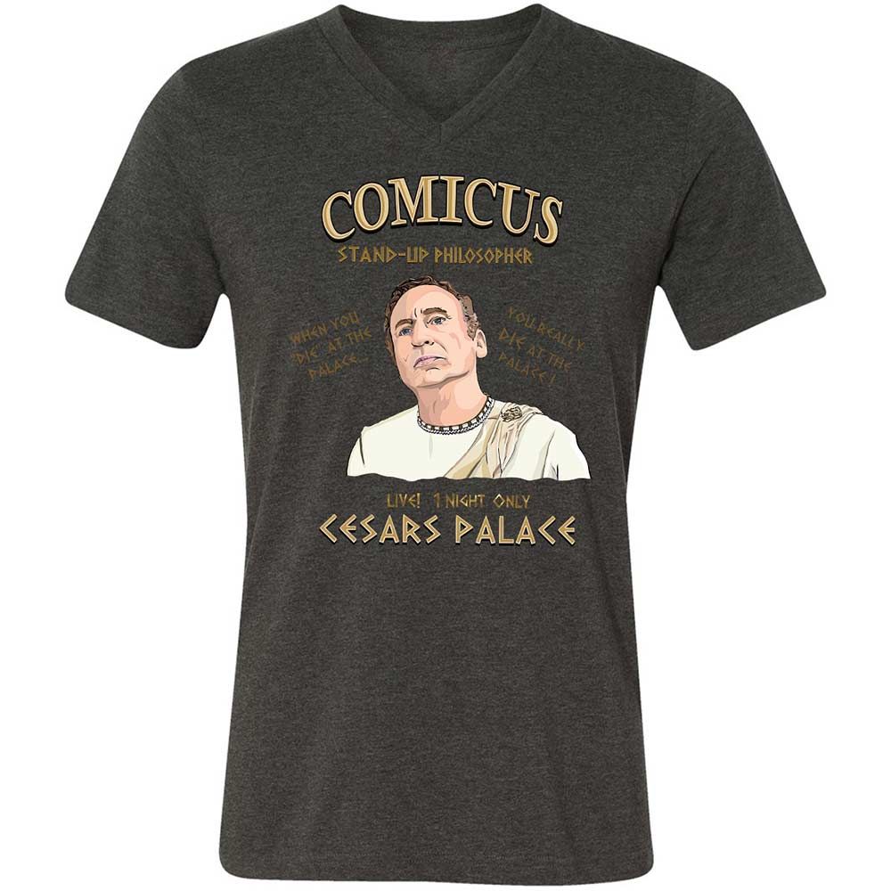 Comicus- Stand-up Philosopher - Dark Grey Heather - 8
