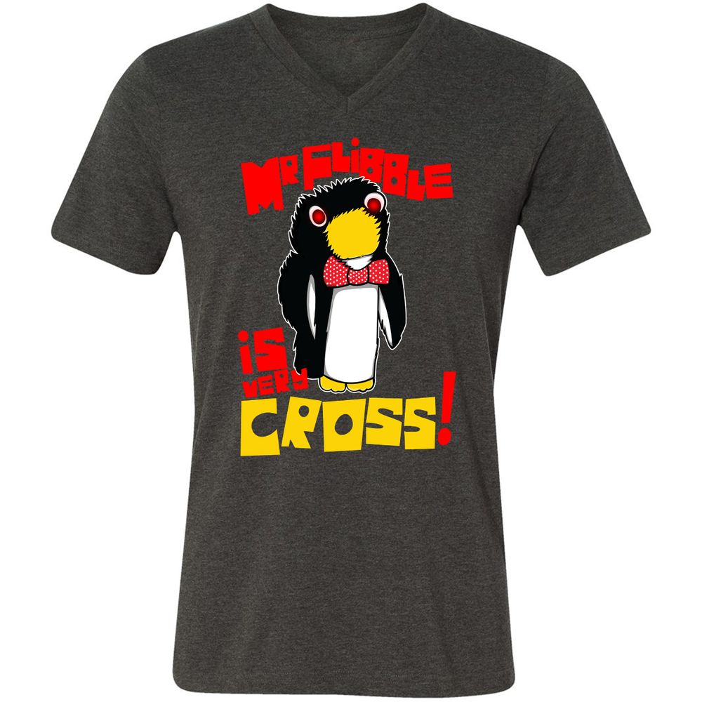 Mr Flibble is very Cross - Dark Grey Heather - 8