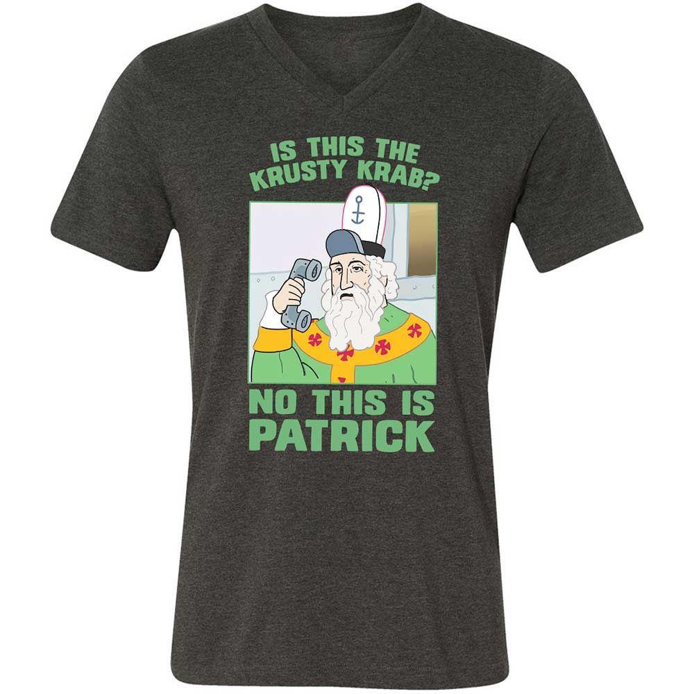 Unisex V-Neck T-Shirt - E3R2DVSP - Dark Grey Heather - 8