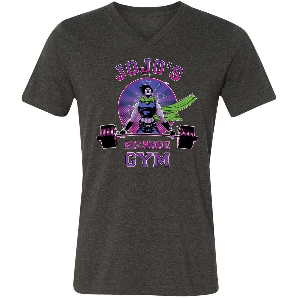 Unisex V-Neck T-Shirt - SBDSF32P - Dark Grey Heather - 8