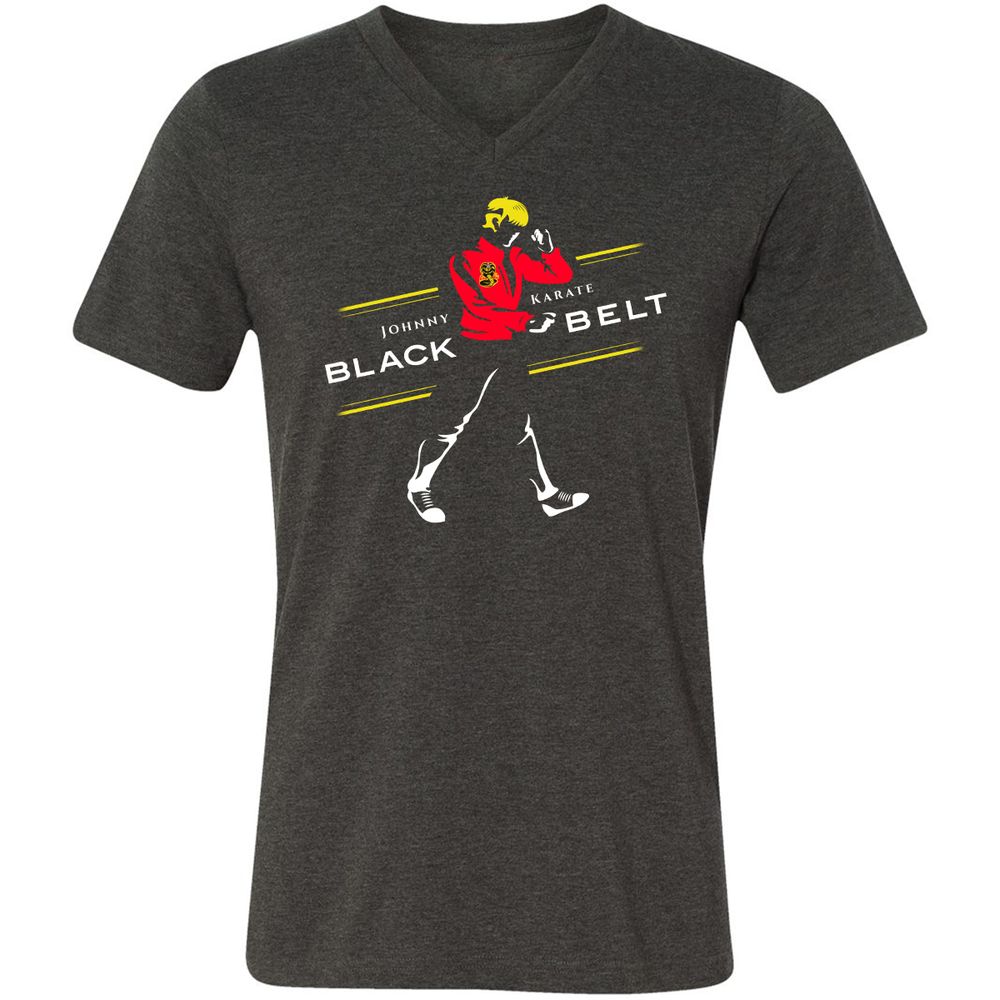 Unisex V-Neck T-Shirt - SC6GEA74 - Dark Grey Heather - 8