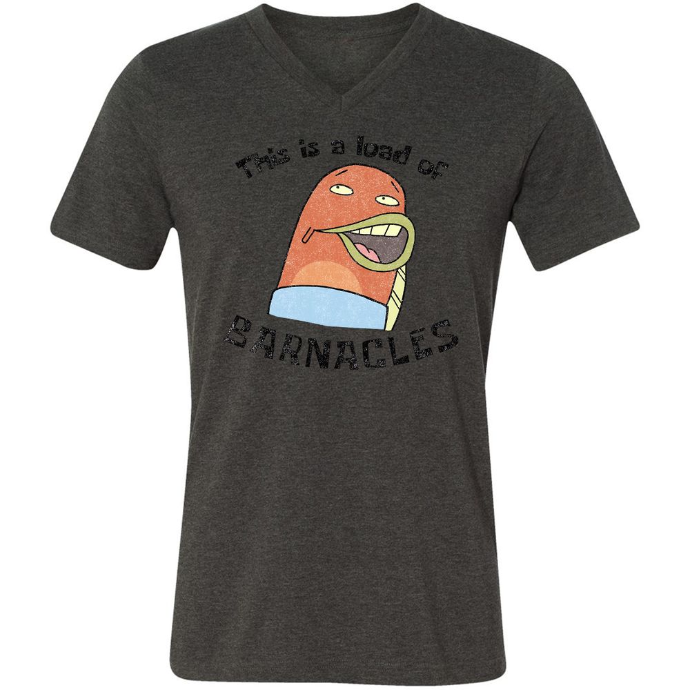 Unisex V-Neck T-Shirt - JJVUQG65 - Dark Grey Heather - 8