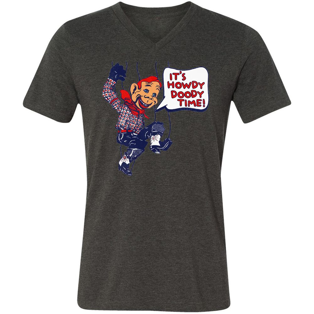 It's Howdy Doody Time! - Dark Grey Heather - 8