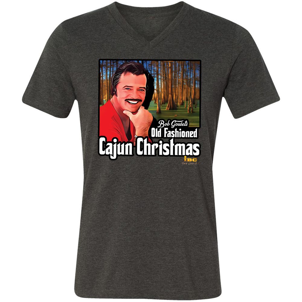 Bob Goulet's Old Fashioned Cajun Christmas - Dark Grey Heather - 8