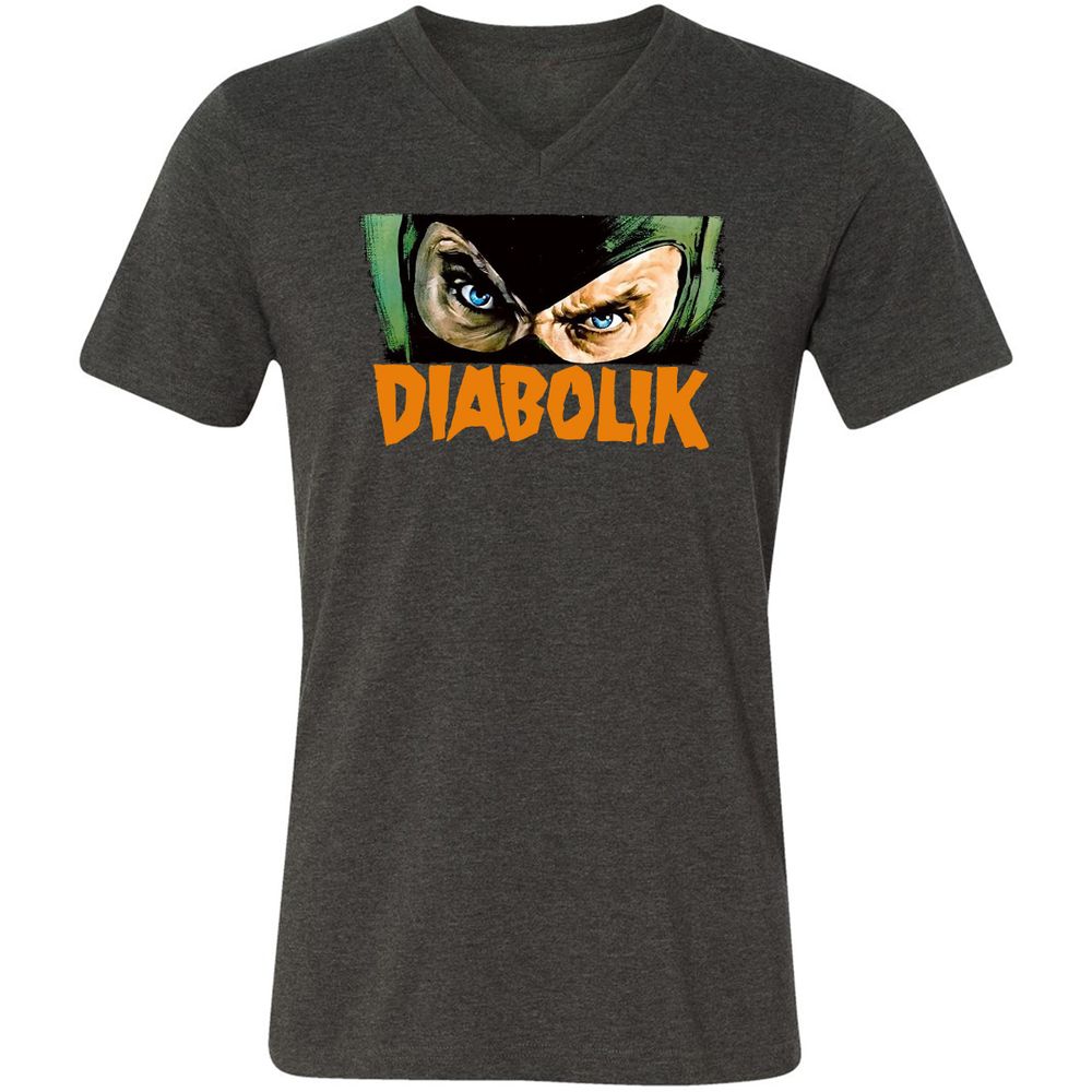 Unisex V-Neck T-Shirt - Y3C3S6F8 - Dark Grey Heather - 8