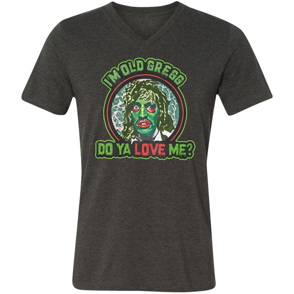 Unisex V-Neck T-Shirt - C1CJ1SWA - Dark Grey Heather - 8