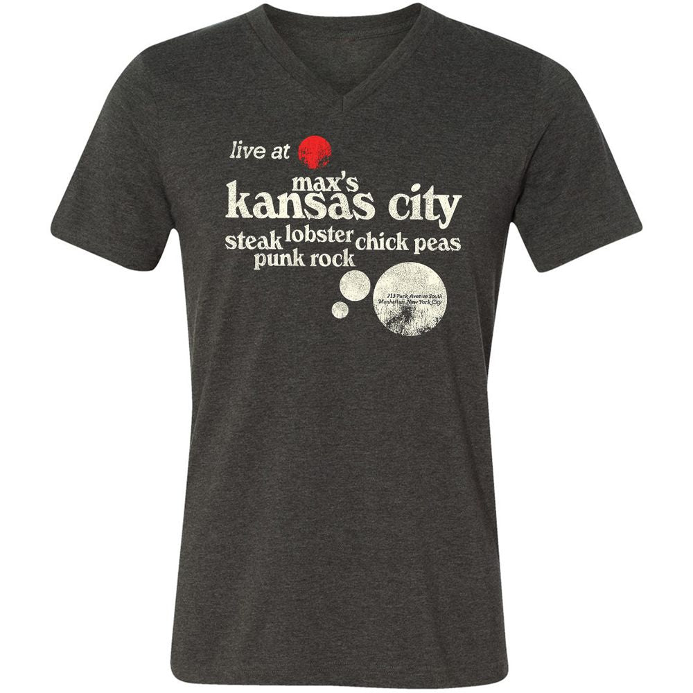 Unisex V-Neck T-Shirt - DFHCD6FU - Dark Grey Heather - 8