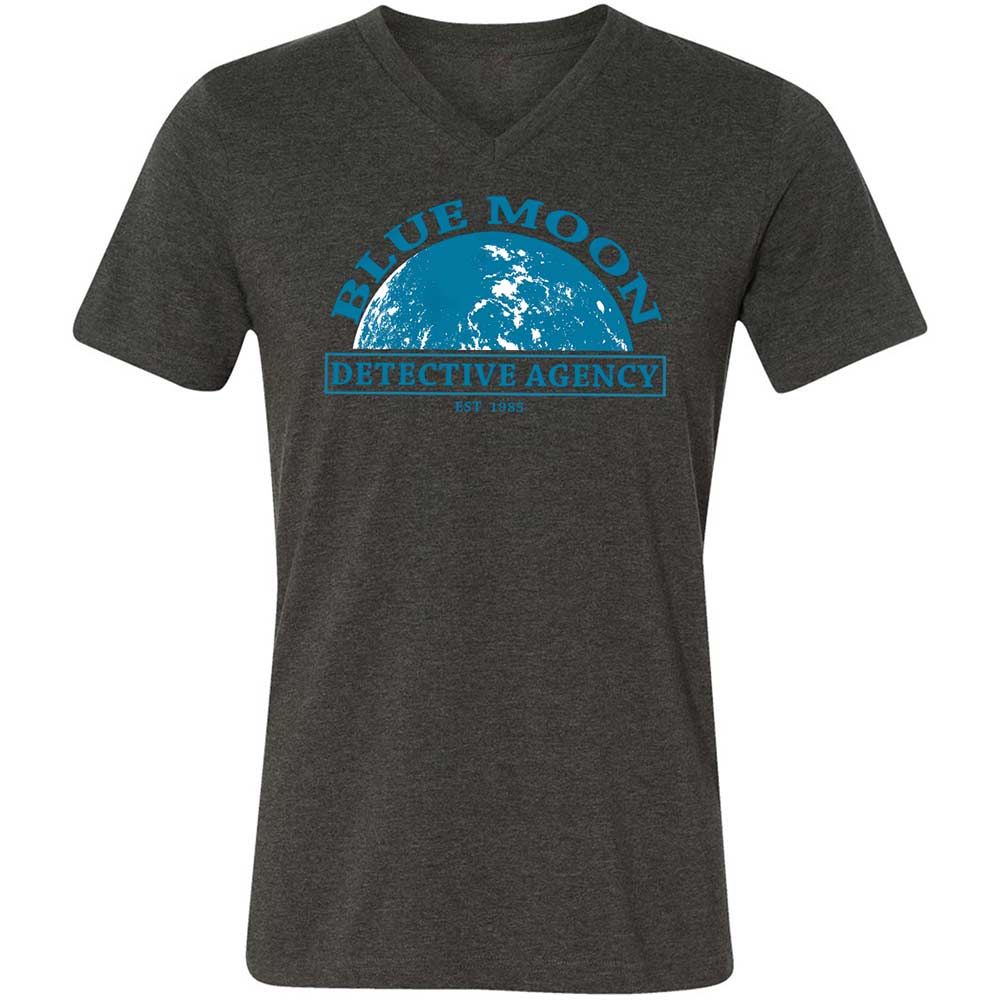 Unisex V-Neck T-Shirt - JHYTSBLG - Dark Grey Heather - 8