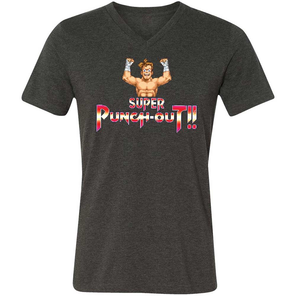 Unisex V-Neck T-Shirt - 2AM3EMLQ - Dark Grey Heather - 8
