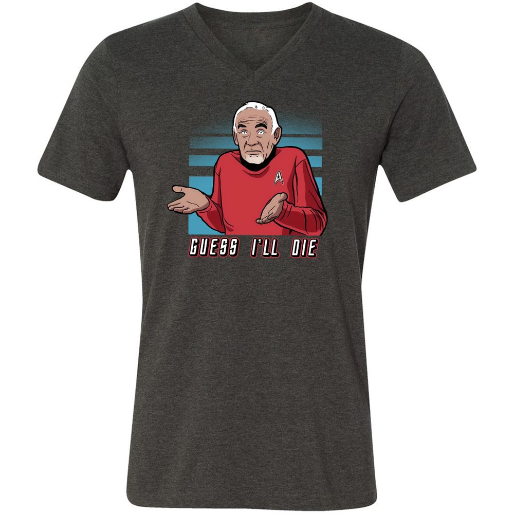 Unisex V-Neck T-Shirt - R2EXTKL5 - Dark Grey Heather - 8