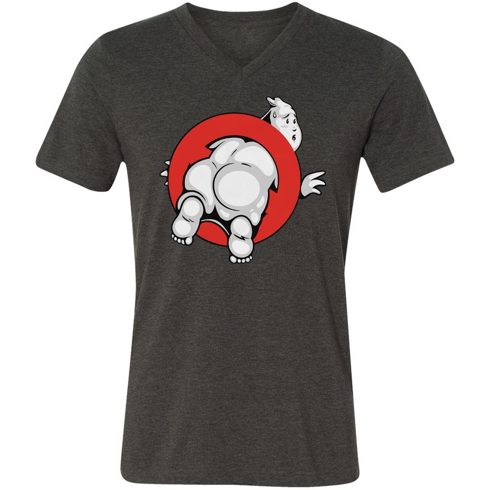Unisex V-Neck T-Shirt - S8EUNX6Z - Dark Grey Heather - 8