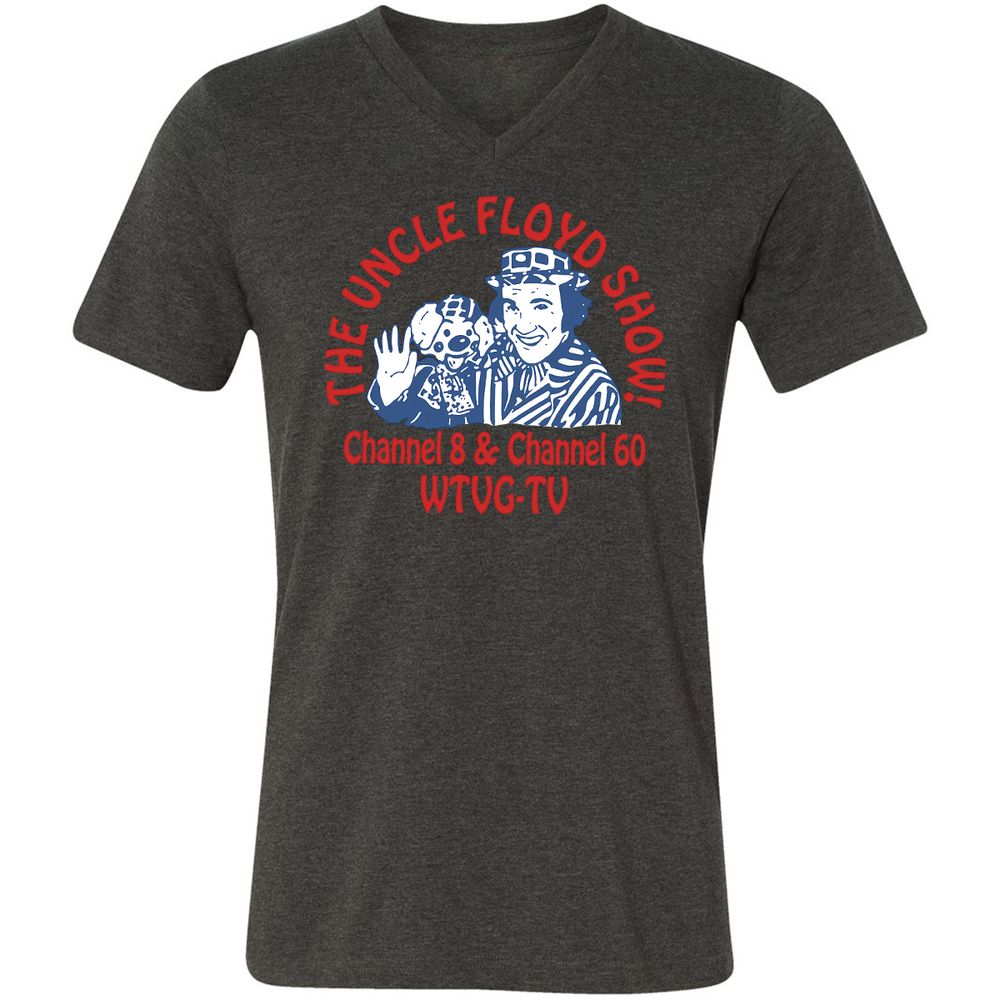 Unisex V-Neck T-Shirt - MMDVD4JZ - Dark Grey Heather - 8