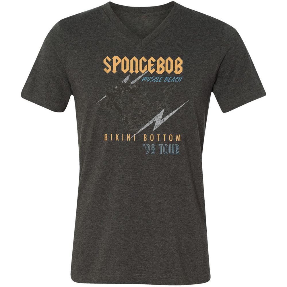 Unisex V-Neck T-Shirt - GYZG71T2 - Dark Grey Heather - 8