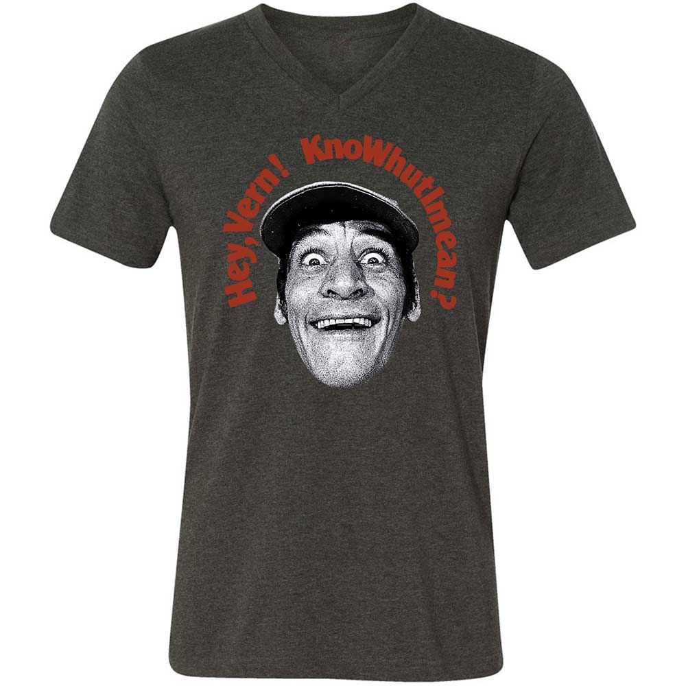 Unisex V-Neck T-Shirt - SGKFSK2F - Dark Grey Heather - 8