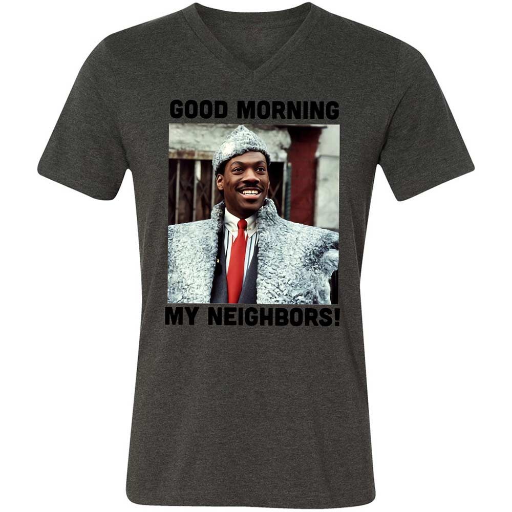 Good Morning My Neighbors - Dark Grey Heather - 8