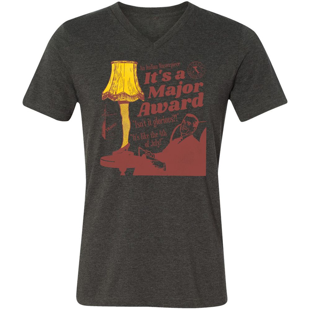 A Christmas Story Leg Lamp - Dark Grey Heather - 8