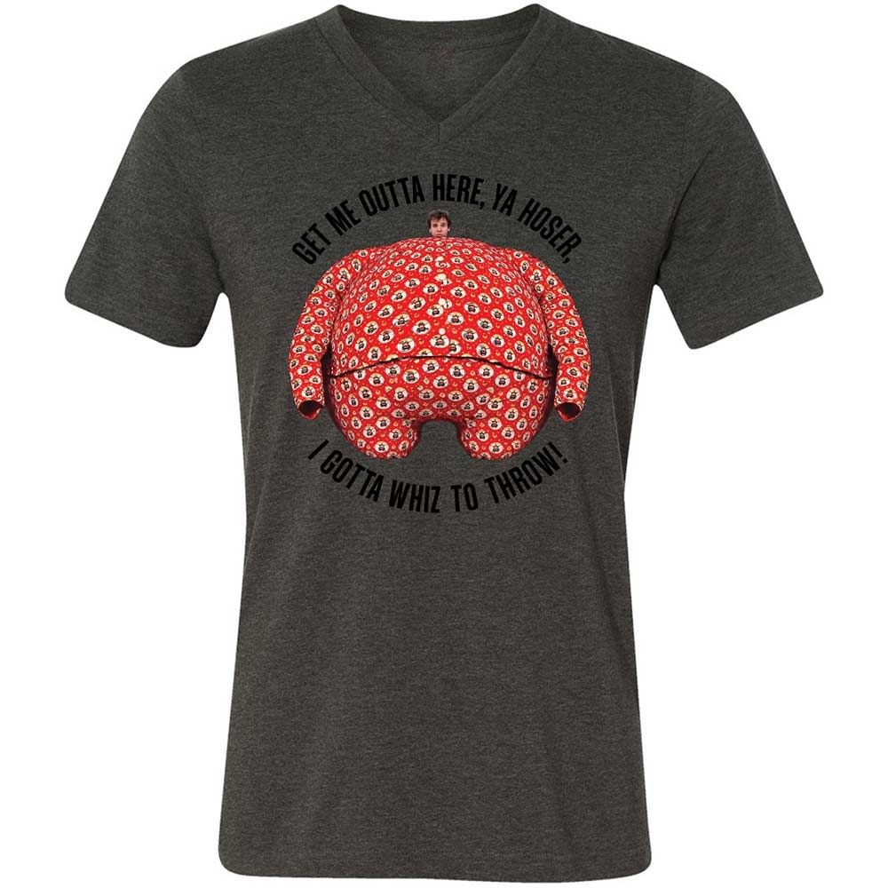 Unisex V-Neck T-Shirt - 2AYWSYSP - Dark Grey Heather - 8