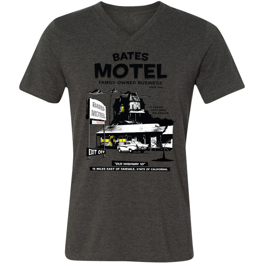 Unisex V-Neck T-Shirt - 4SB3V3FD - Dark Grey Heather - 8