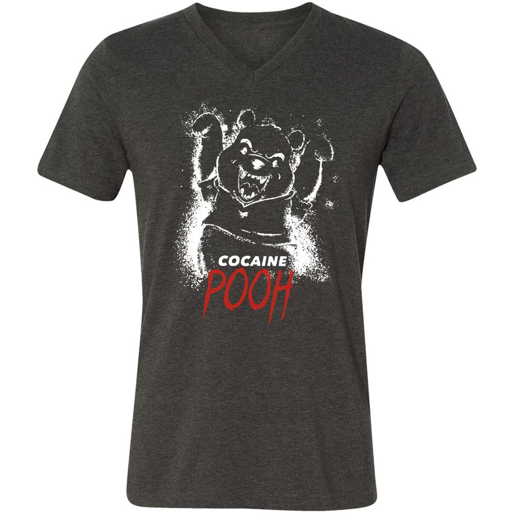 Unisex V-Neck T-Shirt - TD6LDJ6X - Dark Grey Heather - 8
