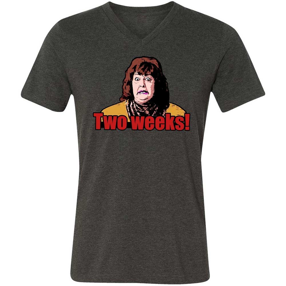 Unisex V-Neck T-Shirt - H9M9T2TE - Dark Grey Heather - 8