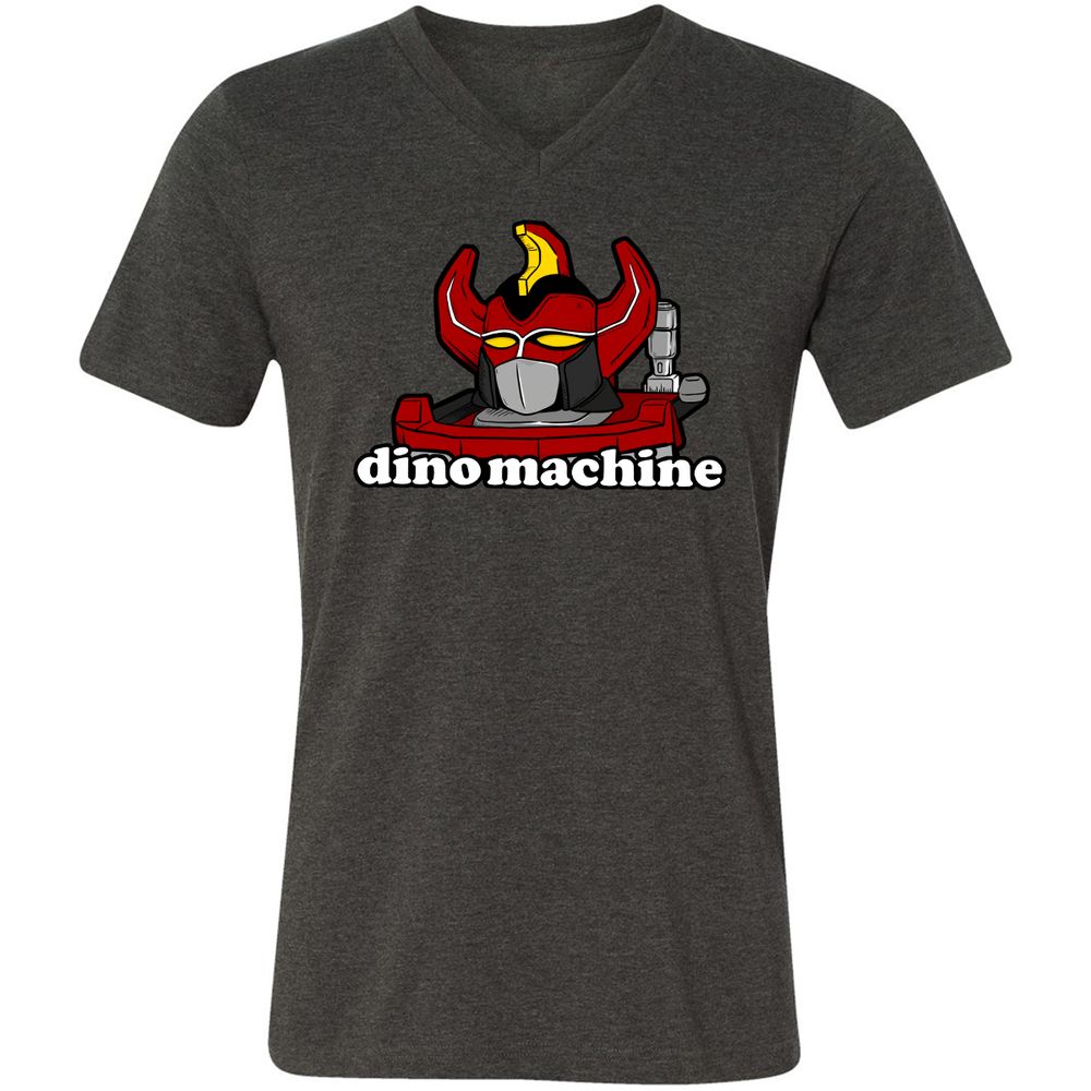 Unisex V-Neck T-Shirt - H9W7QDDN - Dark Grey Heather - 8