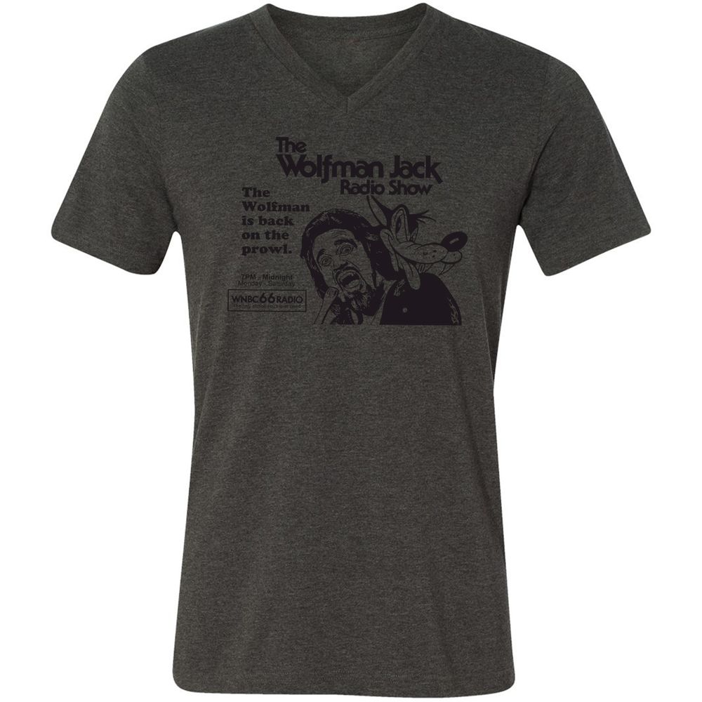 Unisex V-Neck T-Shirt - VGHV4GRX - Dark Grey Heather - 8
