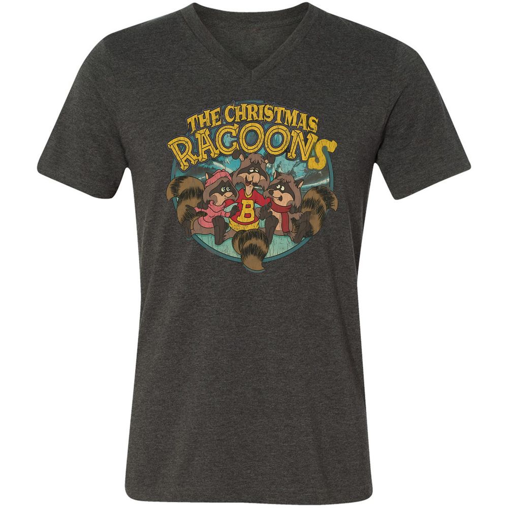 Unisex V-Neck T-Shirt - G4V54FZQ - Dark Grey Heather - 8