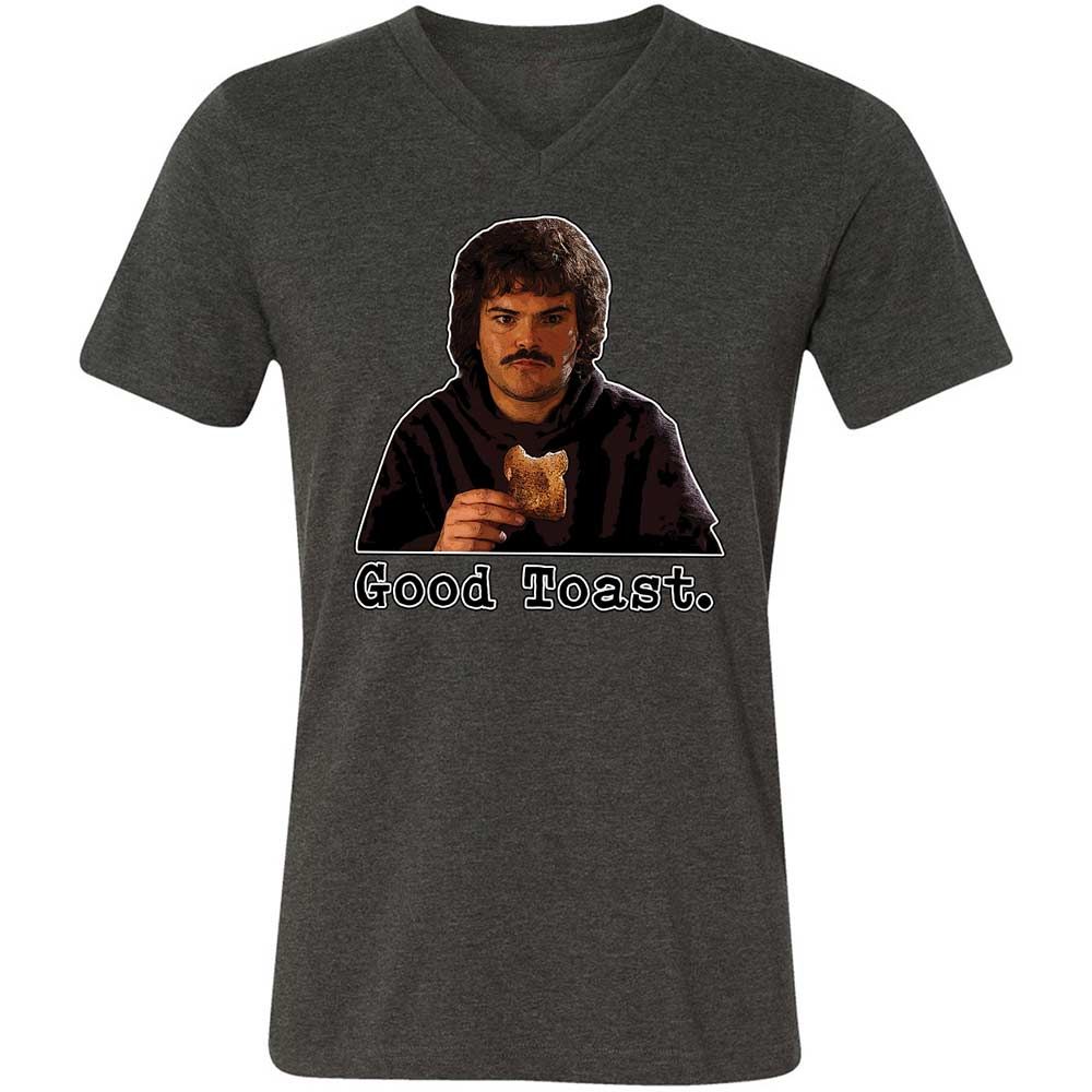 Unisex V-Neck T-Shirt - 79W56XXD - Dark Grey Heather - 8