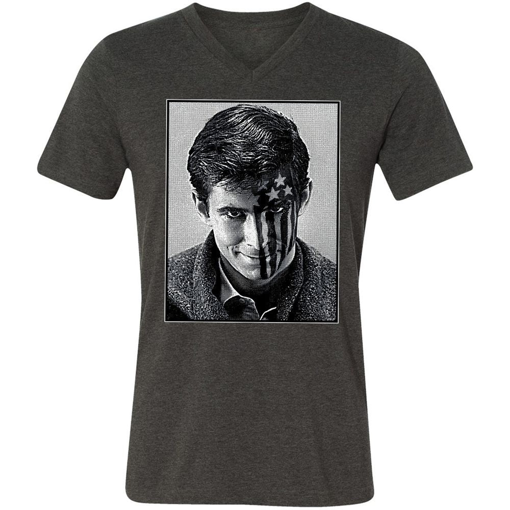 Unisex V-Neck T-Shirt - 3LGJZ4EC - Dark Grey Heather - 8