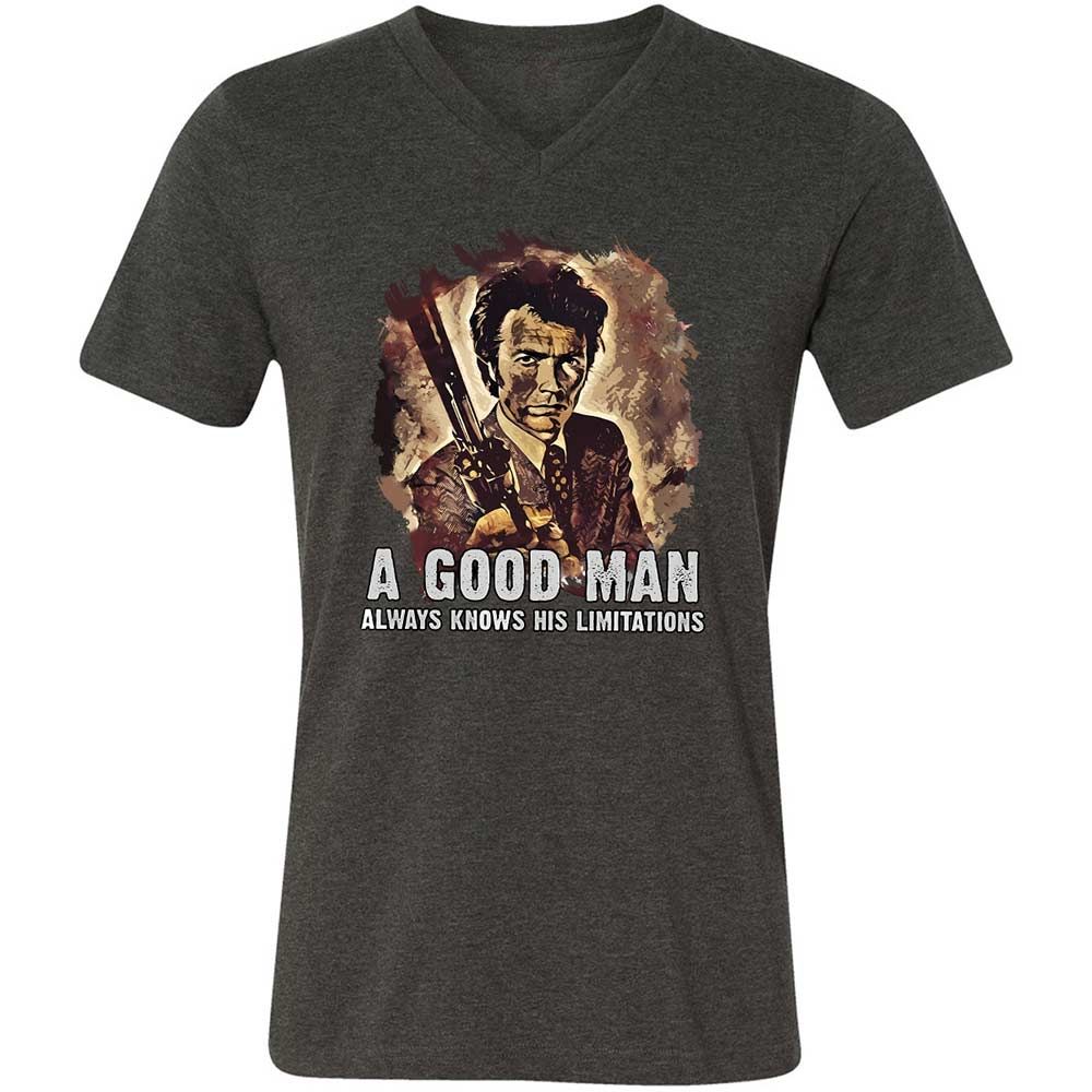 A good man always knows his limitations - Dark Grey Heather - 8