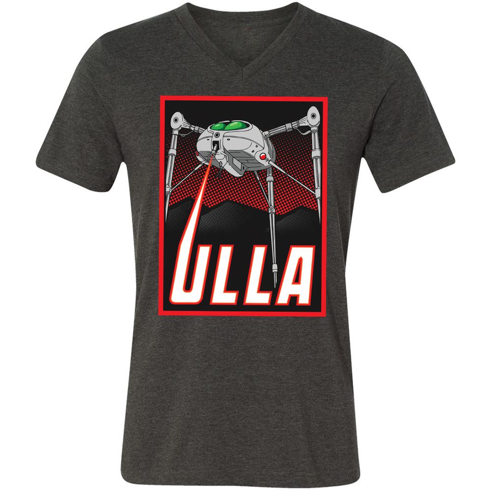 Unisex V-Neck T-Shirt - F1E68YJB - Dark Grey Heather - 8
