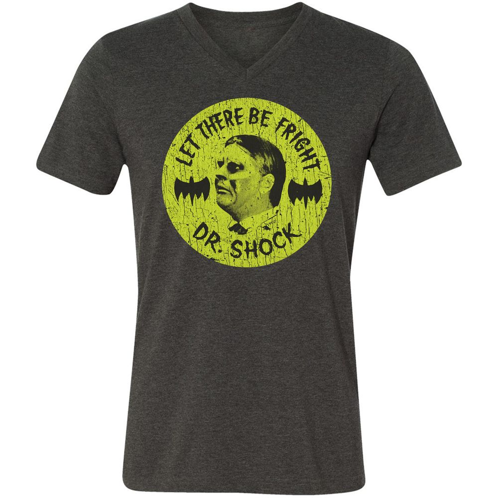 Unisex V-Neck T-Shirt - 4Z2C5GS3 - Dark Grey Heather - 8