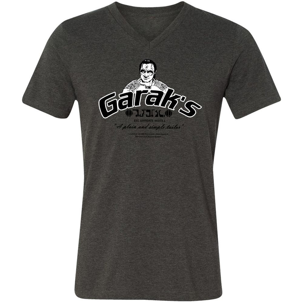 Unisex V-Neck T-Shirt - M11SV5PJ - Dark Grey Heather - 8