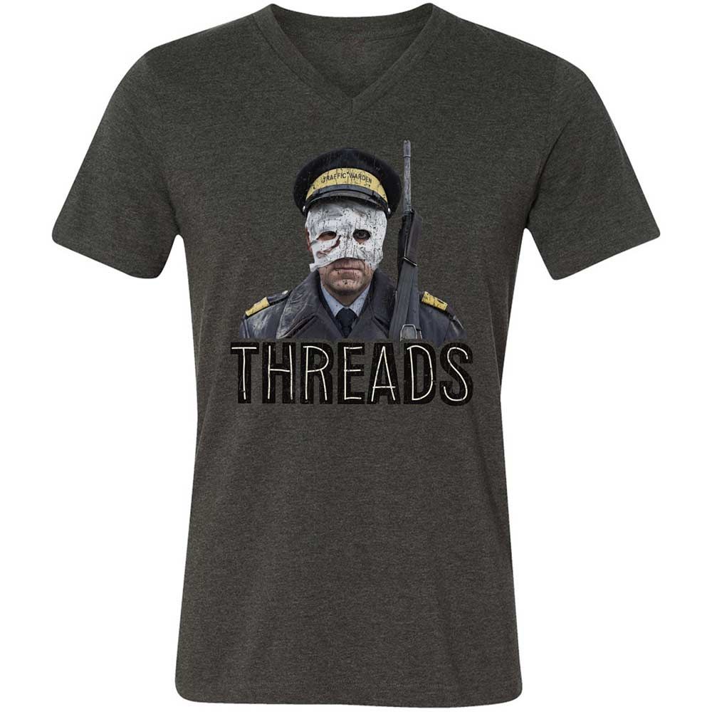 Unisex V-Neck T-Shirt - BMDM164U - Dark Grey Heather - 8