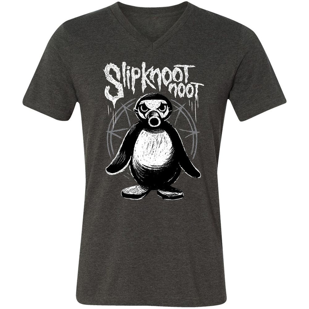 Unisex V-Neck T-Shirt - RY8STQJY - Dark Grey Heather - 8