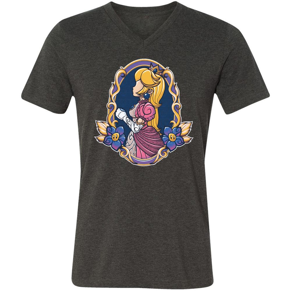 Unisex V-Neck T-Shirt - 82VMLP3Y - Dark Grey Heather - 8