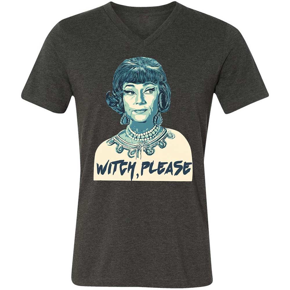 Unisex V-Neck T-Shirt - K6UWBW2V - Dark Grey Heather - 8